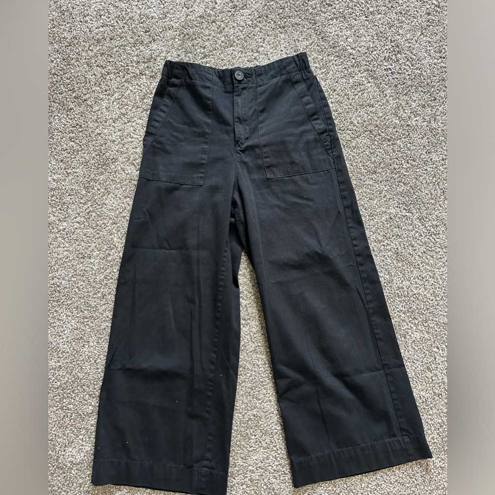Bershka Men's Black Cargo Pants